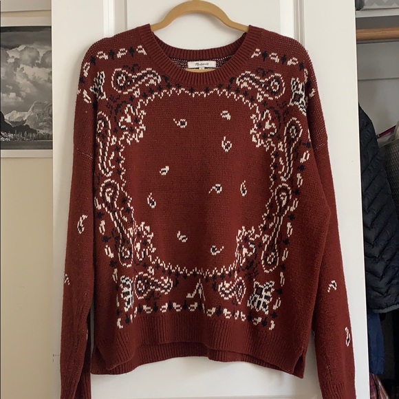 Madewell Burnt Red Sweater- like new! - Picture 1 of 1